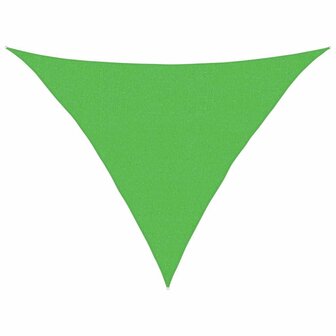 Zonnezeil 160 g/m&amp;sup2; 2,5x2,5x3,5 m HDPE lichtgroen 2