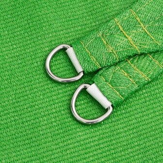 Zonnezeil 160 g/m&amp;sup2; 3,6x3,6x3,6 m HDPE lichtgroen 6