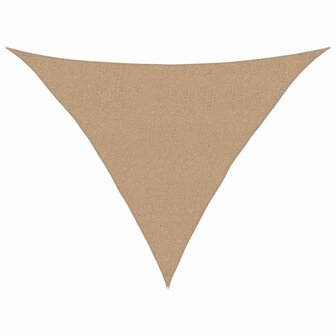 Zonnezeil 160 g/m&amp;sup2; 3x3x4,2 m HDPE taupe 2