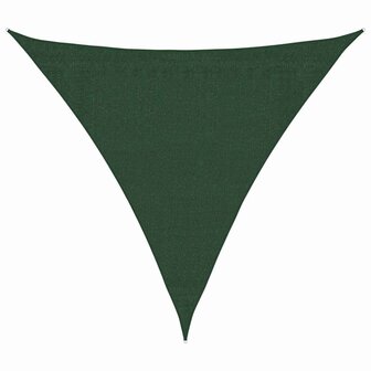 Zonnezeil 160 g/m&amp;sup2; 3x3x3 m HDPE donkergroen 2