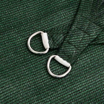 Zonnezeil 160 g/m&amp;sup2; 3/4x2 m HDPE donkergroen 6
