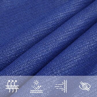Zonnezeil 160 g/m&amp;sup2; 2x2 m HDPE blauw 5