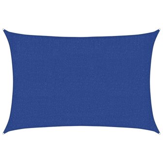 Zonnezeil 160 g/m&amp;sup2; 2x2,5 m HDPE blauw 2