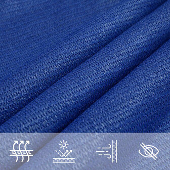 Zonnezeil 160 g/m&amp;sup2; 2x2,5 m HDPE blauw 4