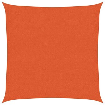 Zonnezeil 160 g/m&amp;sup2; 2x2 m HDPE oranje 2