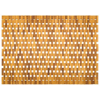 Badmatten Naturel 85 x 120 cm Massief Acaciahout 6