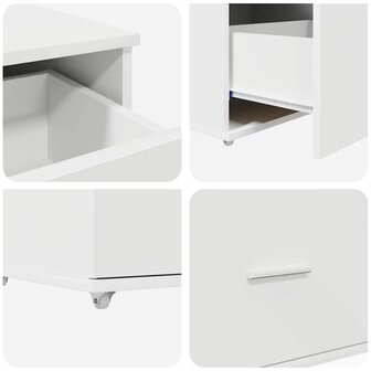 ladekast 55 x 45 x 31 cm Wit 9