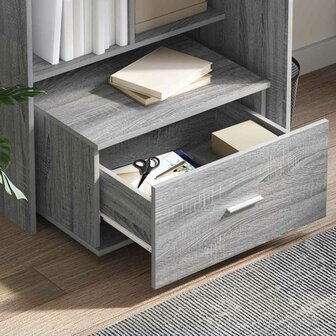 ladekast 55 x 45 x 31 cm Grijs Sonoma 4