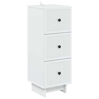 ladekast Wit 33 x 34,5 x 90 cm Bewerkt hout 2
