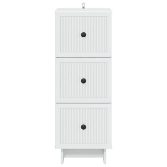 ladekast Wit 33 x 34,5 x 90 cm Bewerkt hout 6