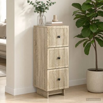 ladekast Sonoma Eiken 33 x 34,5 x 90 cm Bewerkt hout 1