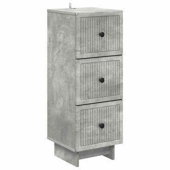 ladekast Betongrijs 33 x 34,5 x 90 cm Bewerkt hout 2