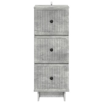 ladekast Betongrijs 33 x 34,5 x 90 cm Bewerkt hout 6