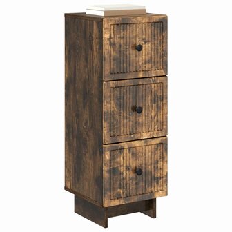 ladekast Gerookt eiken 33 x 34,5 x 90 cm Bewerkt hout 3