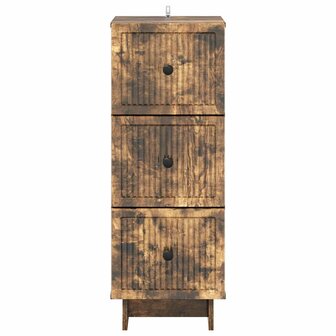 ladekast Gerookt eiken 33 x 34,5 x 90 cm Bewerkt hout 6