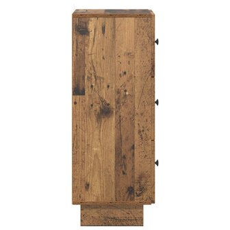 ladekast Oud hout 33 x 34,5 x 90 cm Bewerkt hout 7