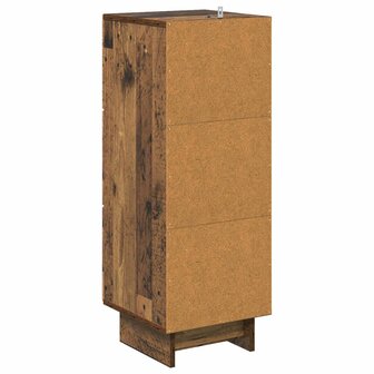 ladekast Oud hout 33 x 34,5 x 90 cm Bewerkt hout 8