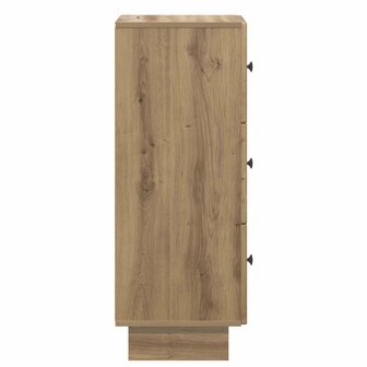 ladekast 33 x 34,5 x 90 cm Bewerkt hout Artisanaal eiken 7