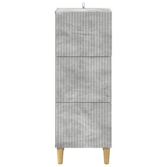 ladekast Betongrijs 33 x 34,5 x 90 cm Bewerkt hout 6