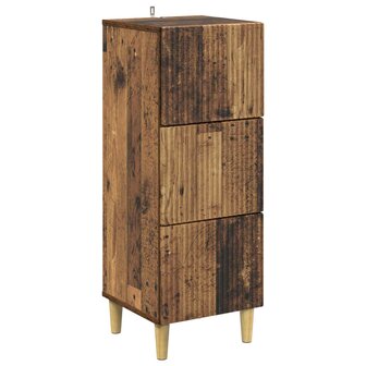 ladekast Oud hout 33 x 34,5 x 90 cm Bewerkt hout 2