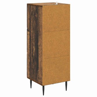 ladekast Oud hout 33 x 34,5 x 89,5 cm Bewerkt hout 8