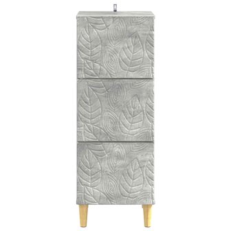 ladekast Betongrijs 33 x 34,5 x 90 cm Bewerkt hout 5