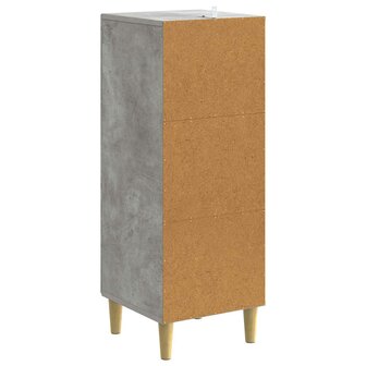 ladekast Betongrijs 33 x 34,5 x 90 cm Bewerkt hout 7