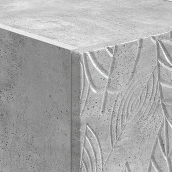 ladekast Betongrijs 33 x 34,5 x 90 cm Bewerkt hout 8