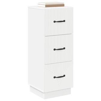 ladekast Wit 33 x 34,5 x 87 cm Bewerkt hout 3