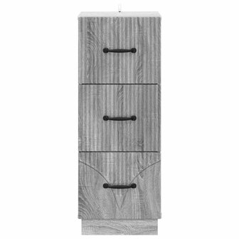 ladekast 33 x 34,5 x 87 cm Bewerkt hout Grijs sonoma 6