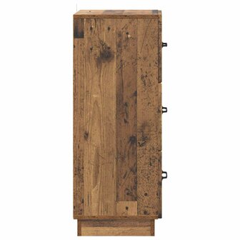 ladekast 33 x 34,5 x 87 cm Bewerkt hout Oud hout 7
