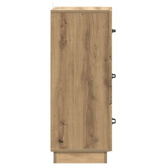 ladekast 33 x 34,5 x 87 cm Bewerkt hout Artisanaal eiken 7