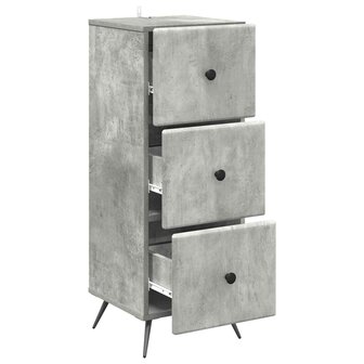 ladekast Betongrijs 33 x 34,5 x 90 cm Bewerkt hout 5