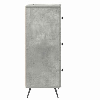 ladekast Betongrijs 33 x 34,5 x 90 cm Bewerkt hout 7