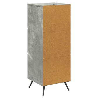 ladekast Betongrijs 33 x 34,5 x 90 cm Bewerkt hout 8