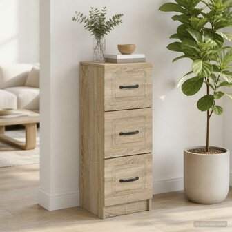 ladekast Sonoma Eiken 33 x 34,5 x 87 cm Bewerkt hout 1