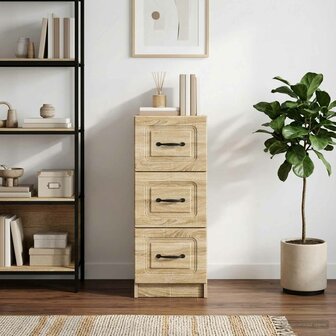 ladekast Sonoma Eiken 33 x 34,5 x 87 cm Bewerkt hout 4
