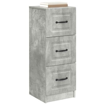 ladekast Betongrijs 33 x 34,5 x 87 cm Bewerkt hout 3
