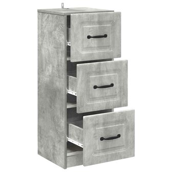 ladekast Betongrijs 33 x 34,5 x 87 cm Bewerkt hout 5