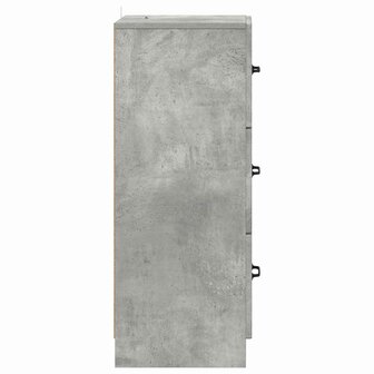 ladekast Betongrijs 33 x 34,5 x 87 cm Bewerkt hout 7