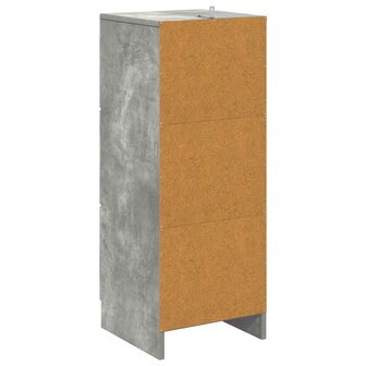 ladekast Betongrijs 33 x 34,5 x 87 cm Bewerkt hout 8