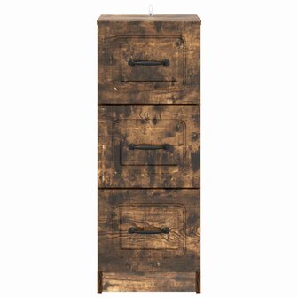 ladekast Gerookt eiken 33 x 34,5 x 87 cm Bewerkt hout 6