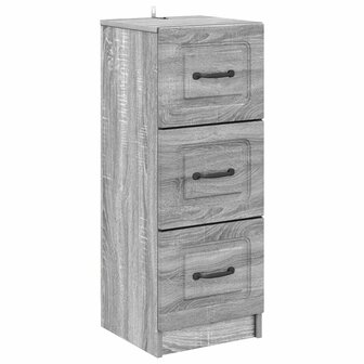 ladekast Grijs sonoma 33 x 34,5 x 87 cm Bewerkt hout 2