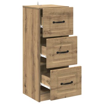 ladekast 33 x 34,5 x 87 cm Bewerkt hout Artisanaal eiken 5