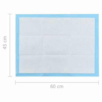 Huisdierentrainingsdoekjes 100 st 60x45 cm nonwoven stof 9
