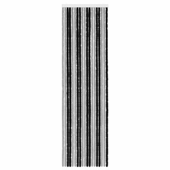 Insectengordijn Chenille Grijs en zwart 56 x 200 cm 100% PP 3