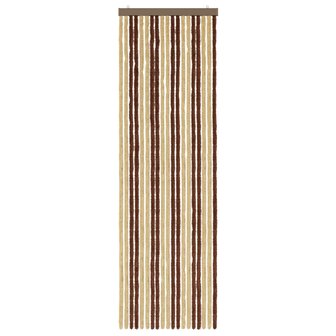 Insectengordijn Chenille Bruin en beige 56 x 185 cm 100% PP 3