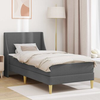 Bedframe met matras met hoofdeinde Polyester 1