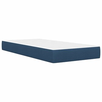 Bedframe met matras met hoofdeinde Blauw 80x 200 cm Polyester 5