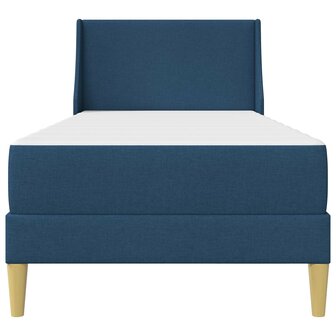 Bedframe met matras met hoofdeinde Blauw 80x 200 cm Polyester 6